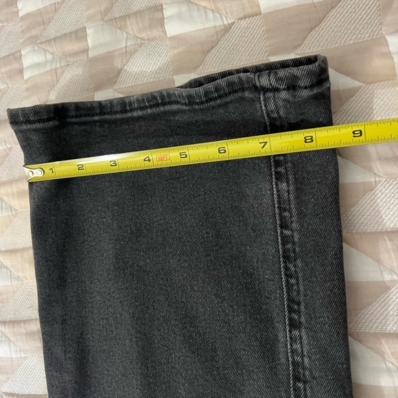 Women’s Levi’s Strauss heritage high rise kick boot grey jeans size 10 W30 - Picture 9 of 12